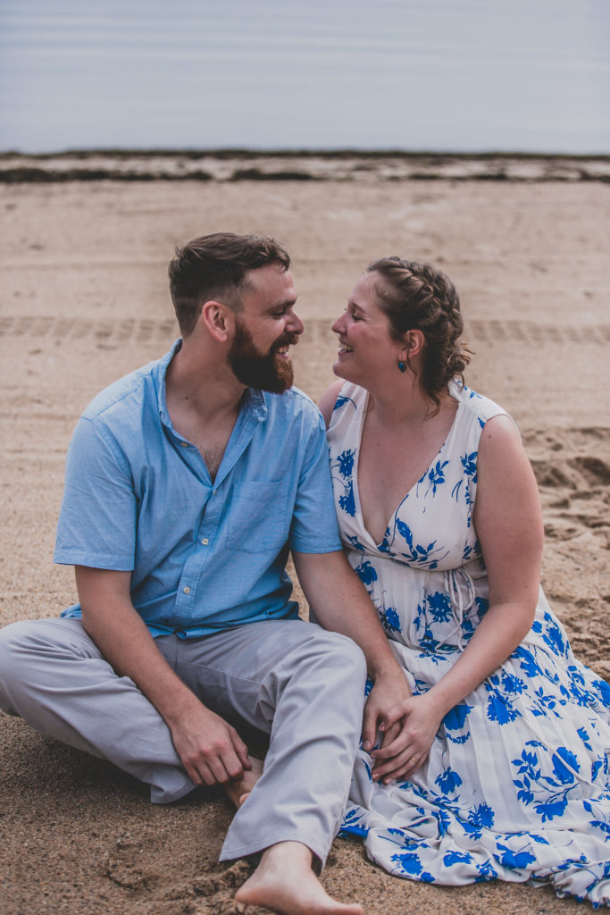 blue floral dress, summer engagement session, summer photo shoot, outdoor engagement session, moody engagement session, moody engagement photos, moody engagement photo session, film style engagement session, film style engagement photos, film engagement shoot, film engagement photos, whimsical engagement shoot, coastal engagement session, costal engagement photos, beach engagement, park engagement, moody engagement, candid engagement, Brandford, CT, Guildford, CT, Connecticut photos, Connecticut Engagement, CT Engagement