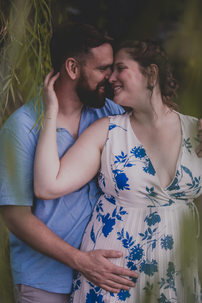 blue floral dress, summer engagement session, summer photo shoot, outdoor engagement session, moody engagement session, moody engagement photos, moody engagement photo session, film style engagement session, film style engagement photos, film engagement shoot, film engagement photos, whimsical engagement shoot, coastal engagement session, costal engagement photos, beach engagement, park engagement, moody engagement, candid engagement, Brandford, CT, Guildford, CT, Connecticut photos, Connecticut Engagement, CT Engagement