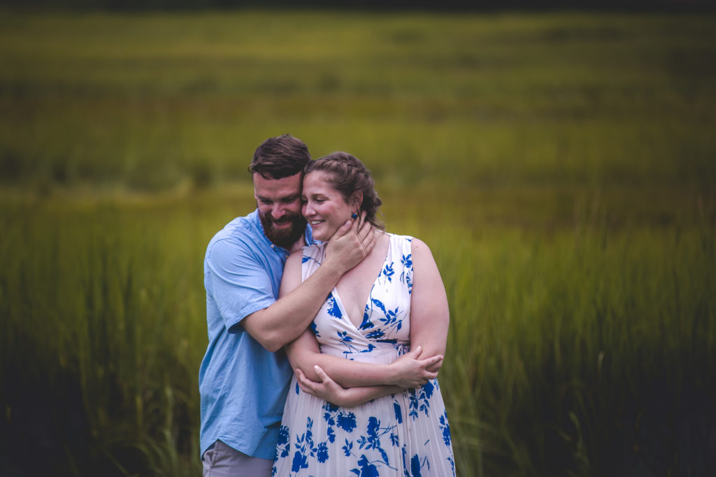 blue floral dress, summer engagement session, summer photo shoot, outdoor engagement session, moody engagement session, moody engagement photos, moody engagement photo session, film style engagement session, film style engagement photos, film engagement shoot, film engagement photos, whimsical engagement shoot, coastal engagement session, costal engagement photos, beach engagement, park engagement, moody engagement, candid engagement, Brandford, CT, Guildford, CT, Connecticut photos, Connecticut Engagement, CT Engagement